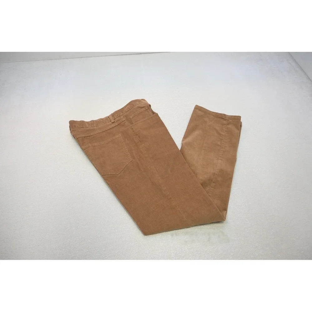 Brooks Brothers Corduroy Pants Mens 32x32 Tan Straight 5-Pocket Excellent